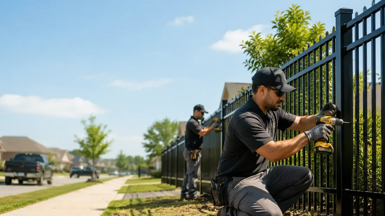 Metal Fence Installation in Deer Park, AL